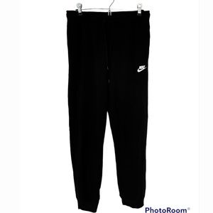 Black Nike fleece sweatpants